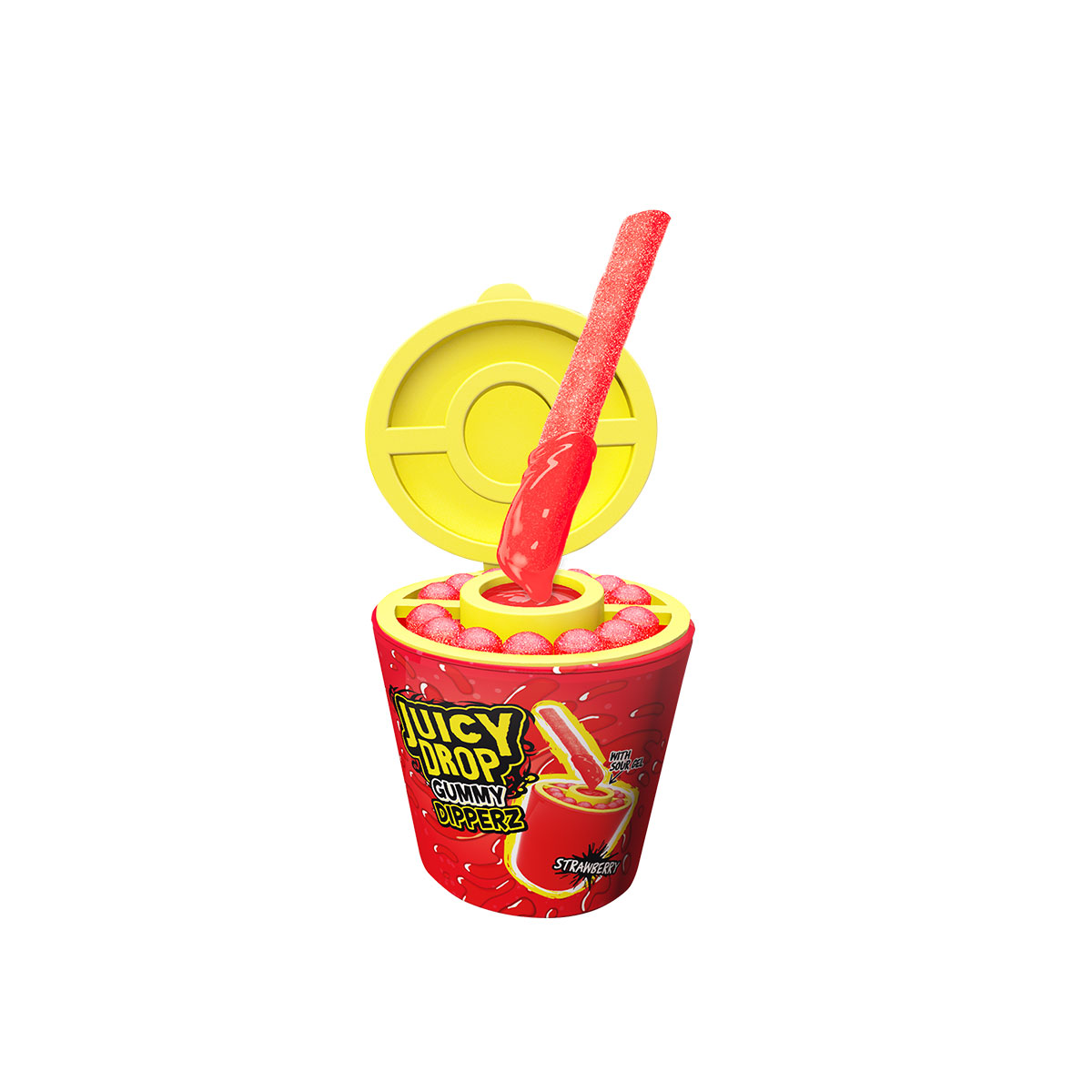JUICY DROP GUMMY DIMERZ TUB JAGODA
